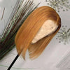 13X4 Lace Forehead Wig, 100% Blond Human Hair Wig