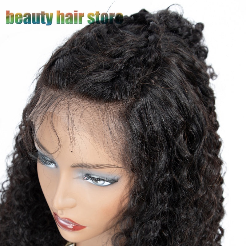 13X6 Brazilian Kinky Curly Lace Front Human Hair Wigs