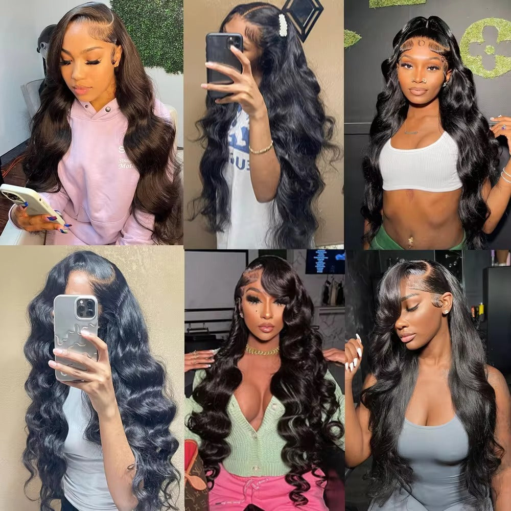 13X4 Density Virgin Human Hair Wigs For Black Women