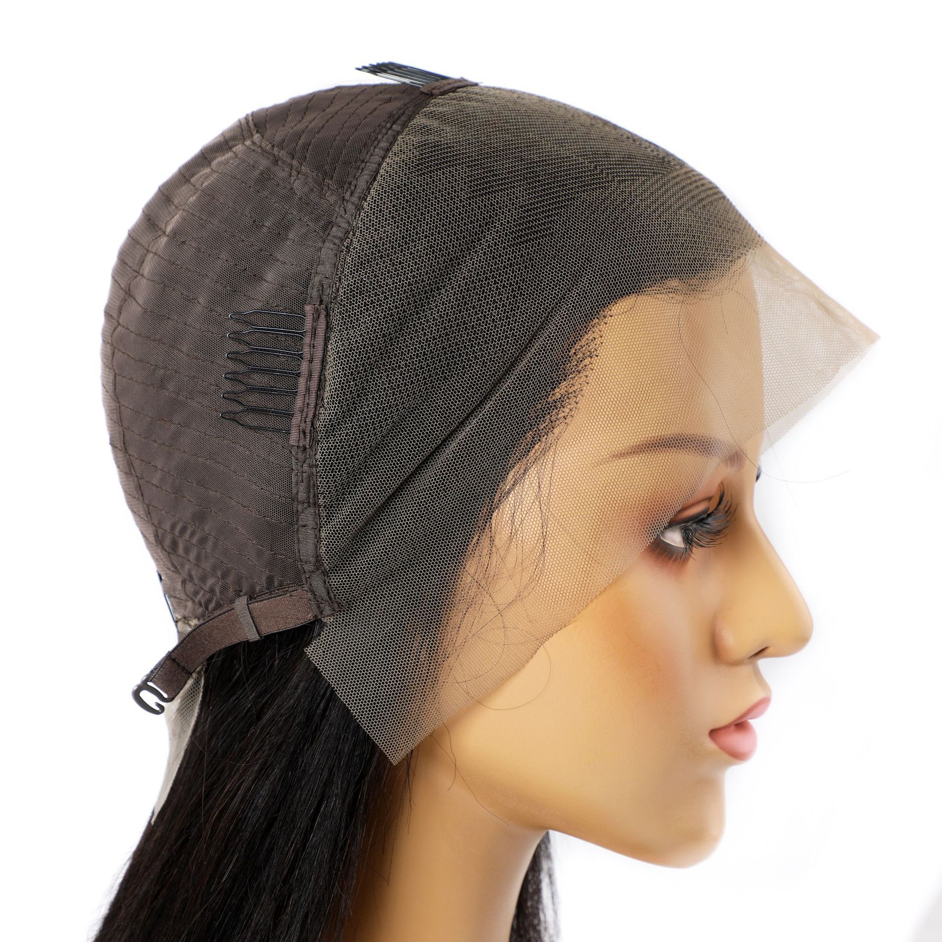 Real Human Hair Wig Lace Hair Set 10a Hair Quality Straight Hair