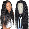 T-type front lace  Human Hair With Small Curly Hair And Long Hair Sets
