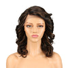 13x4 Real Hair Headgear Women Hair Stitch Lace Wig Long Curly Hair 100% Human Hair