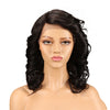 13x4 Real Hair Headgear Women Hair Stitch Lace Wig Long Curly Hair 100% Human Hair
