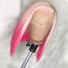 13X4 Gradient Front Lace Semi-machine-made High-quality 100% Human Hair