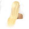 13X4 100% Human Hair Reality golden long straight lace headgear