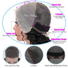 13x4 Front Lace Human Hair Wig Deep Wave Human Wigs