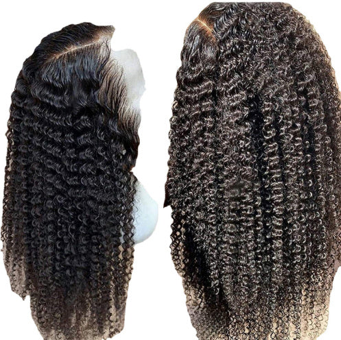 13X6 Brazilian Kinky Curly Lace Front Human Hair Wigs
