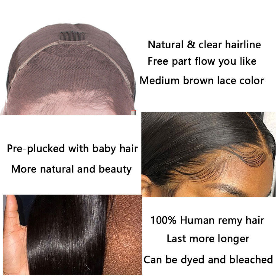 13x6, 360 100% Human Loose Deep Wave 13x6 Transparent Lace Human Hair Sleeve