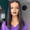 13X6, 5X5 Double Drawn Bone Straight Human Hair Wigs