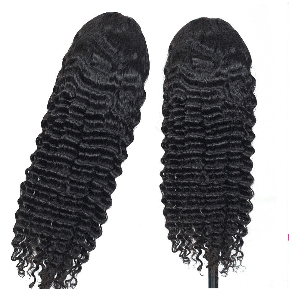 13X4 Human Hair Deep Wave Lace Frontal Wigs 13 4 Front Wigs