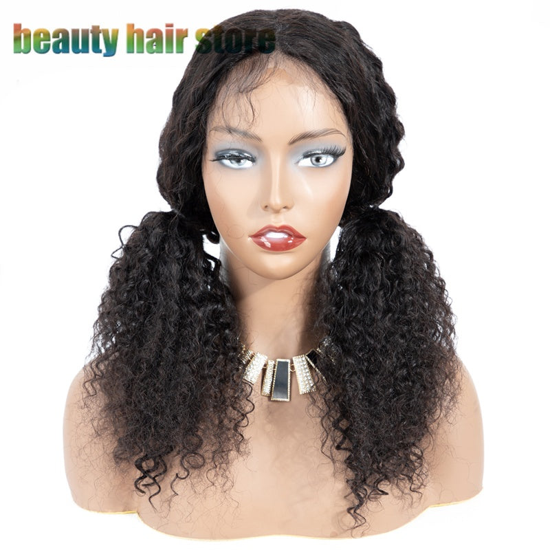 13X6 Brazilian Kinky Curly Lace Front Human Hair Wigs