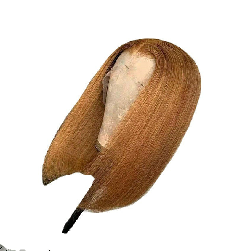 13X4 Lace Forehead Wig, 100% Blond Human Hair Wig