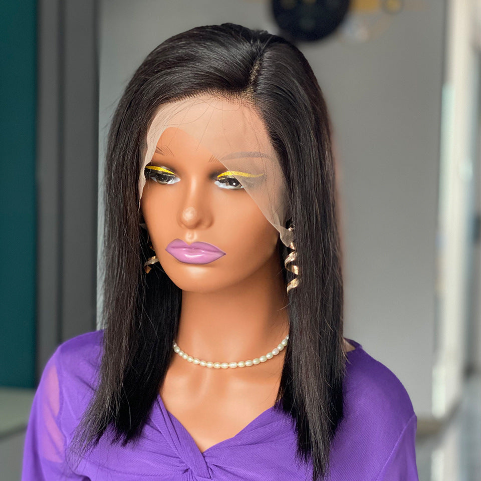 13X4 200 Density Bob Human Hair Wigs