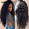 13X6 Brazilian Kinky Curly Lace Front Human Hair Wigs