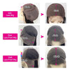 Real Human Hair Wig Lace Hair Set 10a Hair Quality Straight Hair